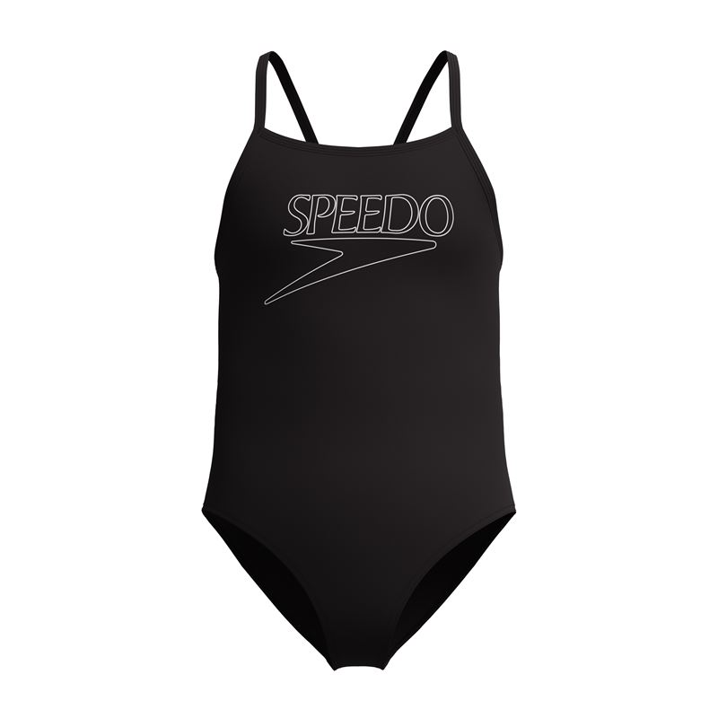 Otroške kopalke END+ LOGO THINSTRAP 1PC BLK