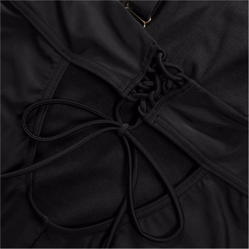 Ženske kupaće kostime SPDSCU ASMTRC 1PC BLACK