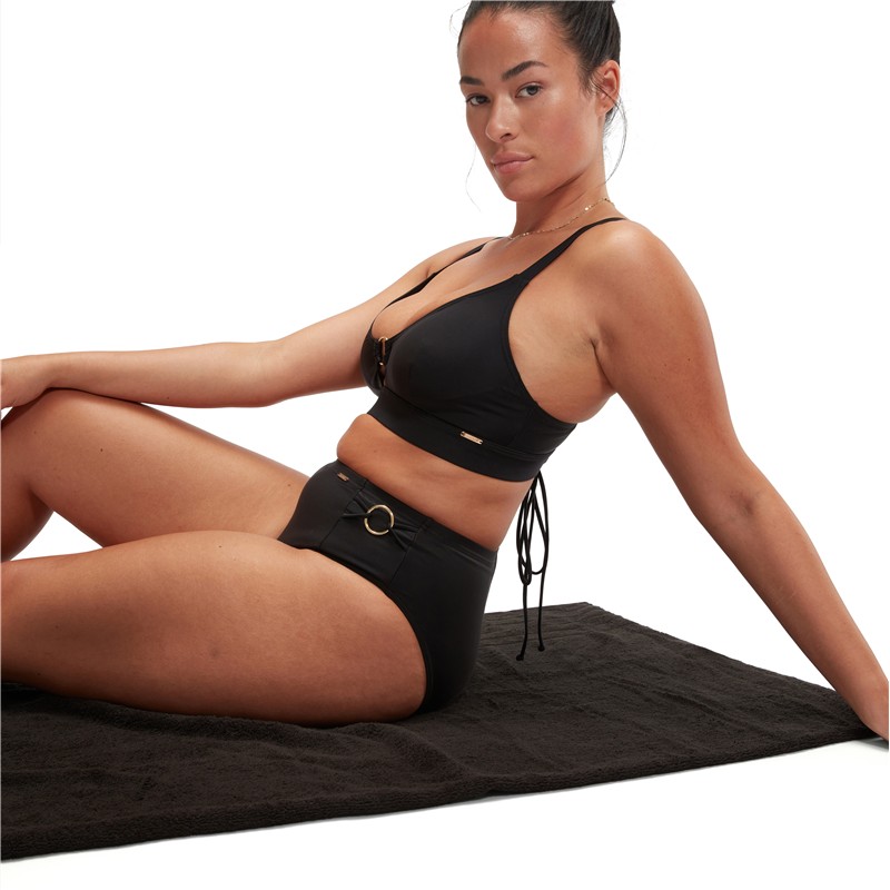 Ženski spodnji del kopalk SPDSCU HW BRIEF BLACK