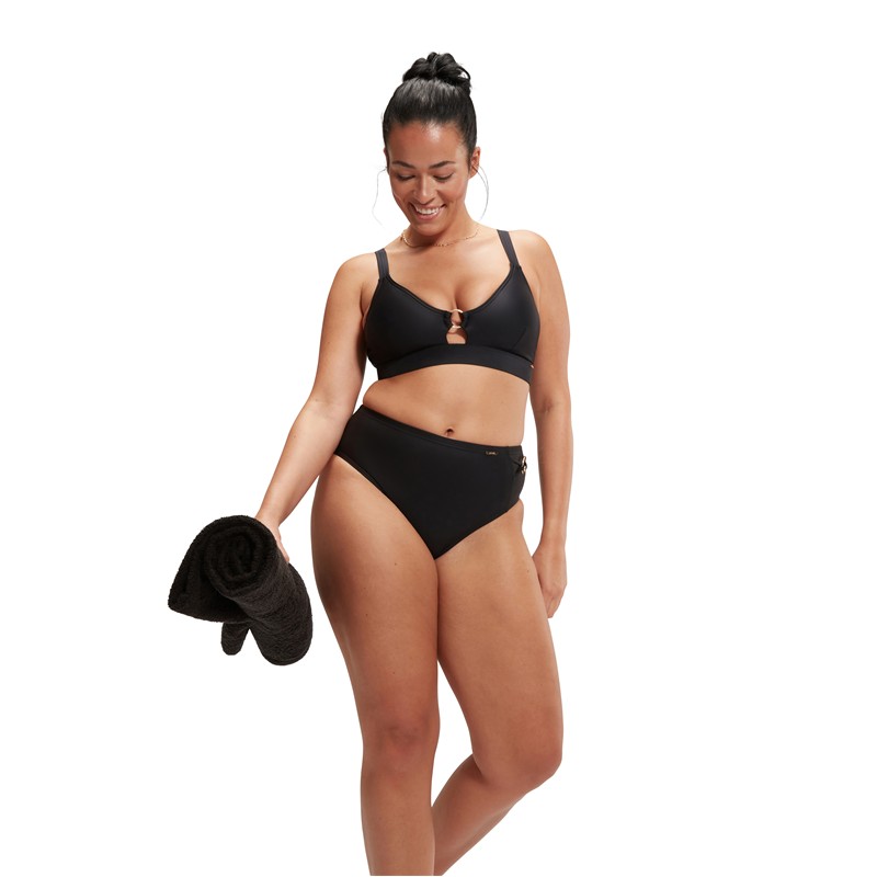 Ženski gornji dio kupaćica SPDSCU TRI BKNITP BLACK