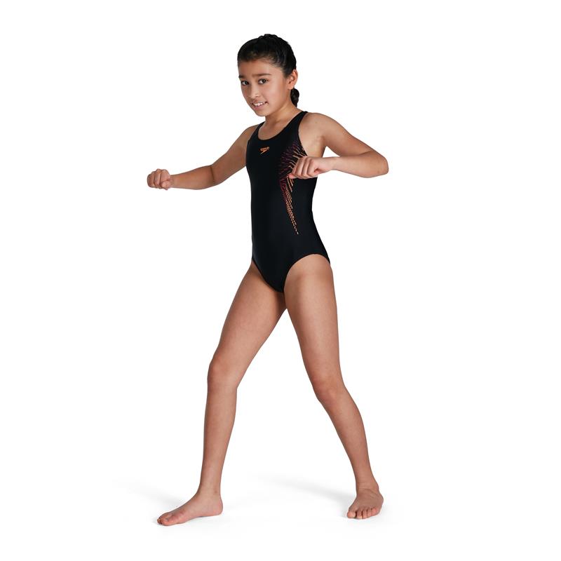 Dječje kupaće gaće MSBK BLACK/ORANGE