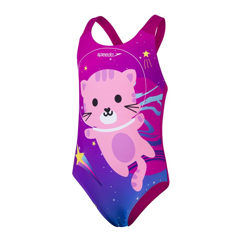 Dječje kupaće gaće DIGI APPLIQUE PURPLE/PINK