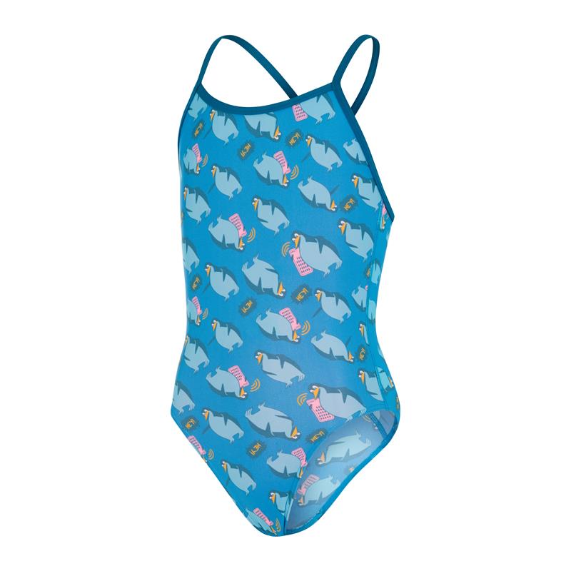 Dječje kupaćice ALV V-BACK BLUE/BLUE