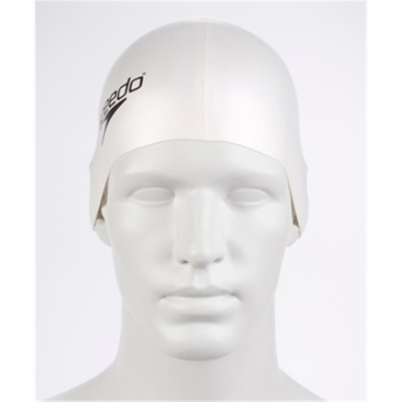 Plavalna kapa FLAT SILICONE CAP AU WHITE