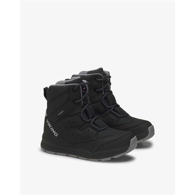 Dječje cipele Espo High 2 WP Lace Warm Black