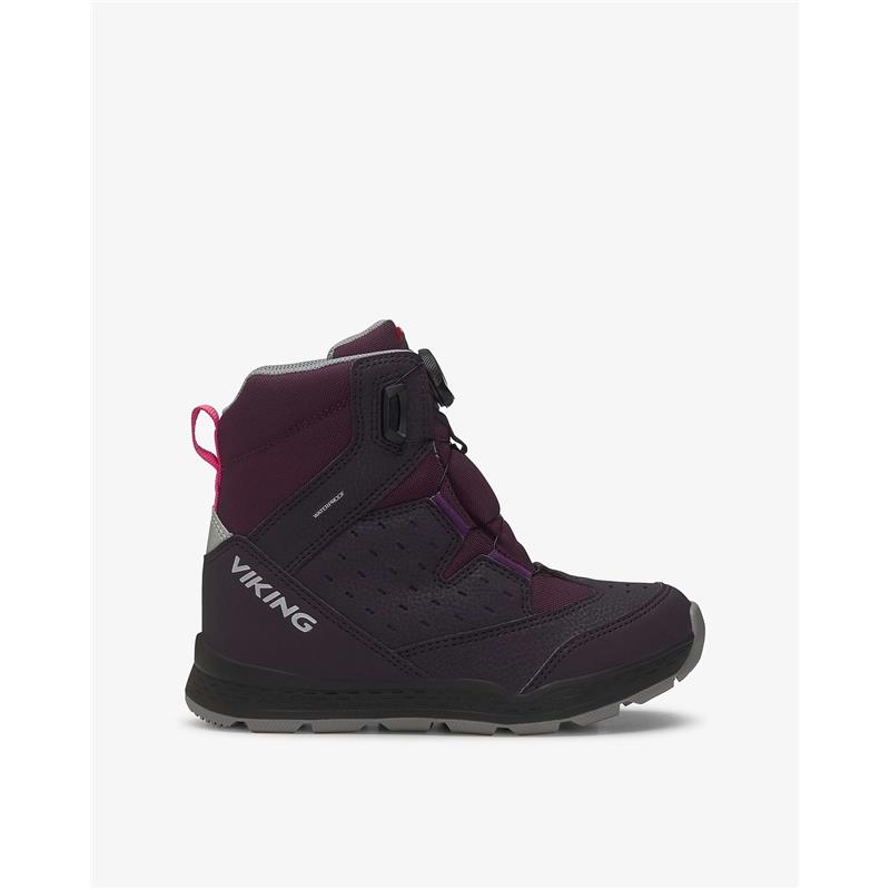 Dječje cipele Espo High 2 WP BOA Warm Aubergine/Magenta