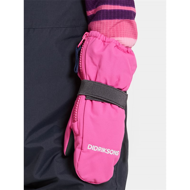Otroške rokavice BIGGLES ZIP MITTEN 8 Pink