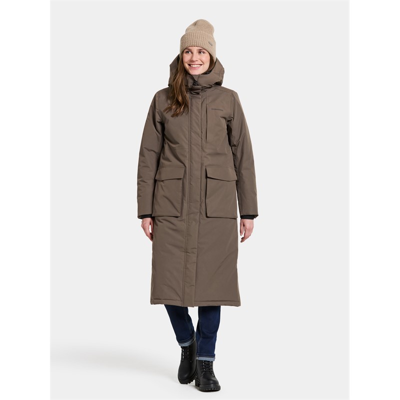 Ženska jakna LEYA WNS PARKA L 4 Mocha Brown