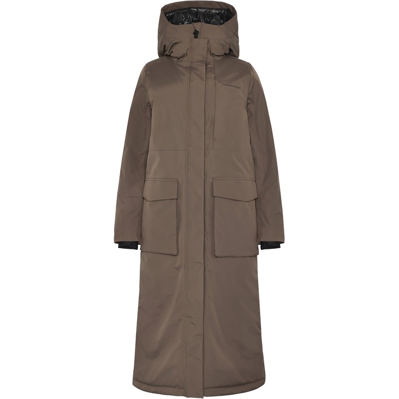 Ženska jakna LEYA WNS PARKA L 4 Mocha Brown