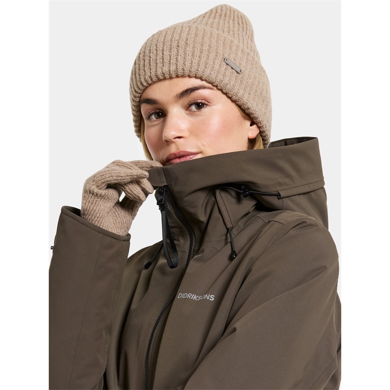 Ženska jakna HELLE WNS PARKA 6 Mocha brown