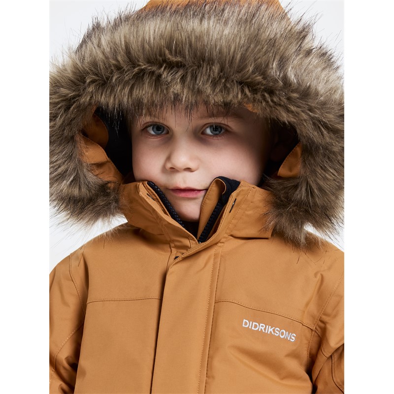 Otroška jakna BJÄRVEN KIDS PARKA 4 Brown