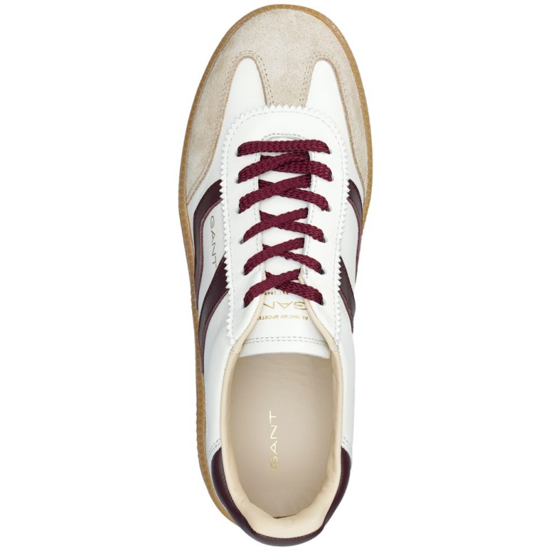 Ženski čevlji Cuzmani off white/plum red