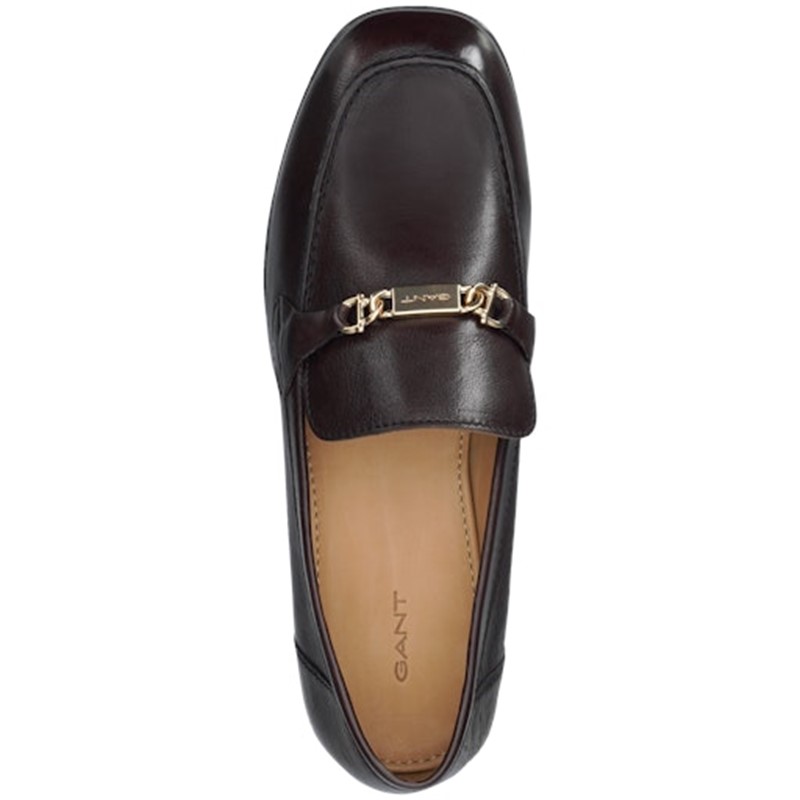 Ženski mokasini Gimble dark brown