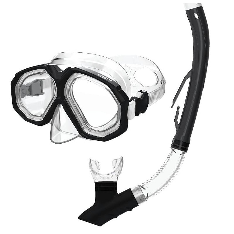 Set za potapljanje LEISURE AD DUAL LENS AND SNORKEL COMBO BL