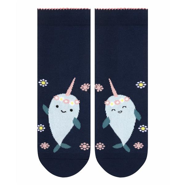 Otroške nogavice FALKE Narwhale SO royal blue