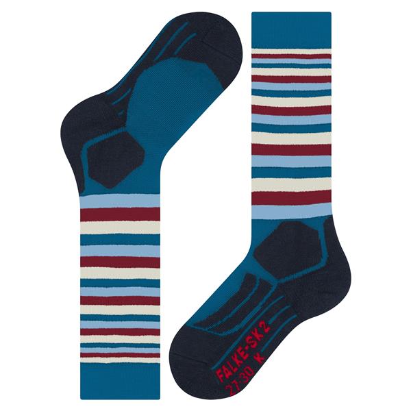 Dječje čarape SK2 Intermediate Stripes petrol