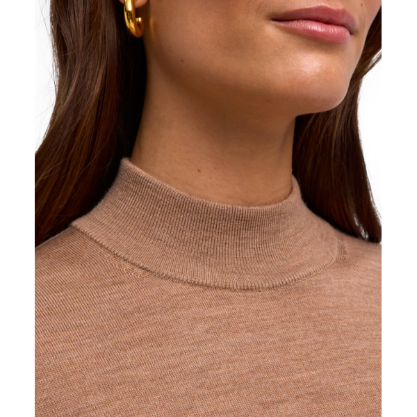 Ženska haljina FAV Merino X-Fine Dress w camel