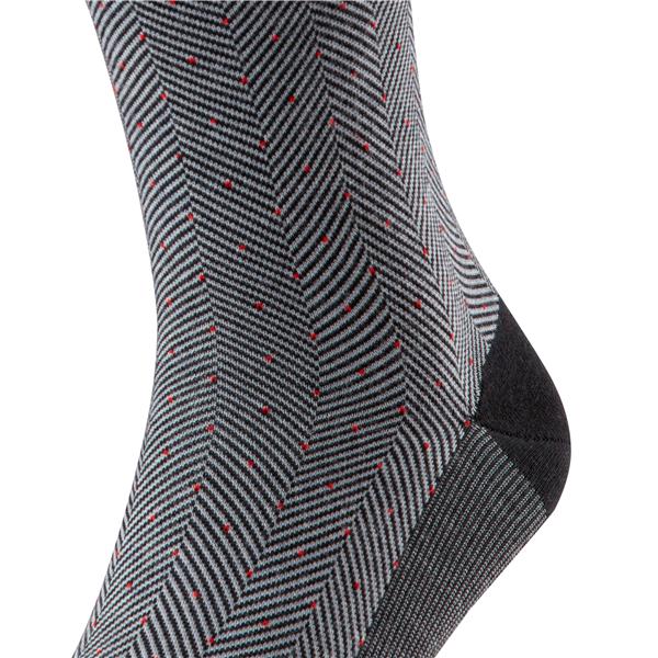 Čarape FALKE Sensitive Herringbone Men SO black