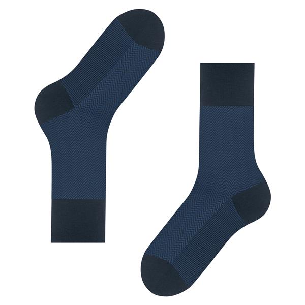 Nogavice FALKE Airport Herringstripe Men Socks space blue