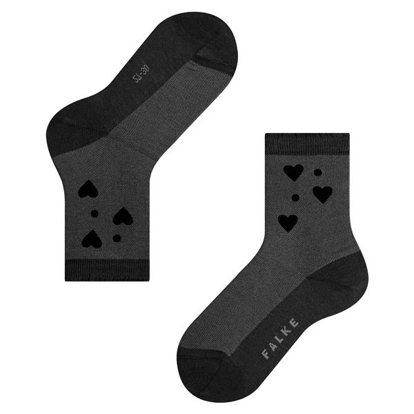 Čarape FALKE Vel. Hearts SO black