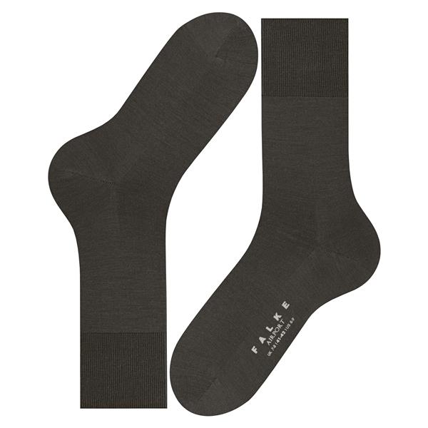 Nogavice FALKE Airport SO brown mel.