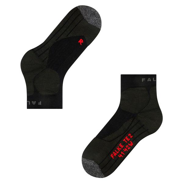 Čarape FALKE TE2 Sh W black