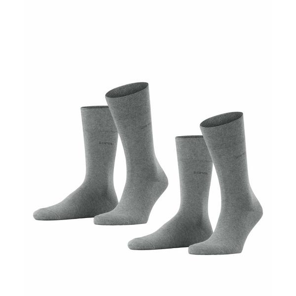 Čarape Esprit Basic Easy 2-Pack Men SO light greymel.
