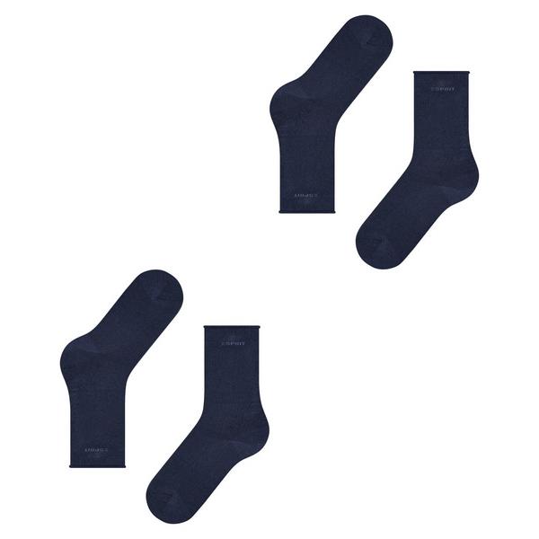 Ženske nogavice Esprit Basic Pure 2-Pack Women SO marine