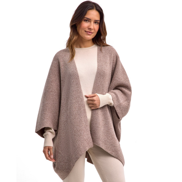 Ženski plašč FALKE Ribbed Lambswool Cape