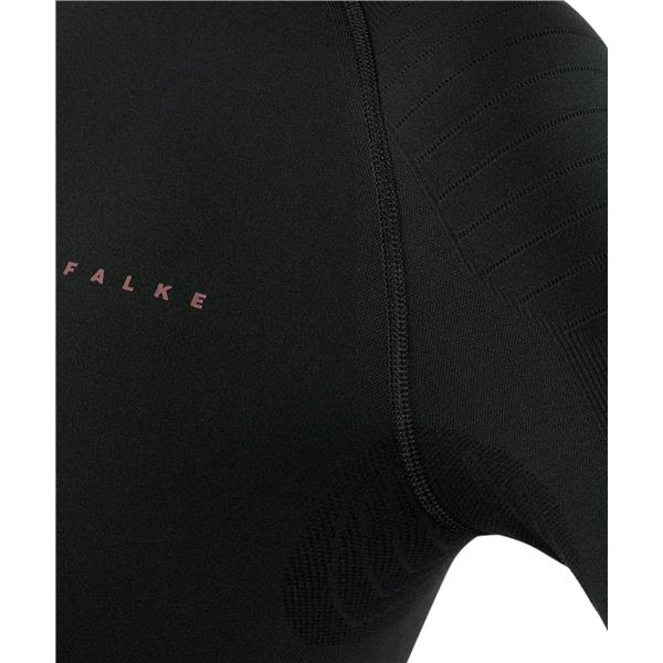 Ženska majica FALKE MW Longsleeved Shirt Turtleneck w black-