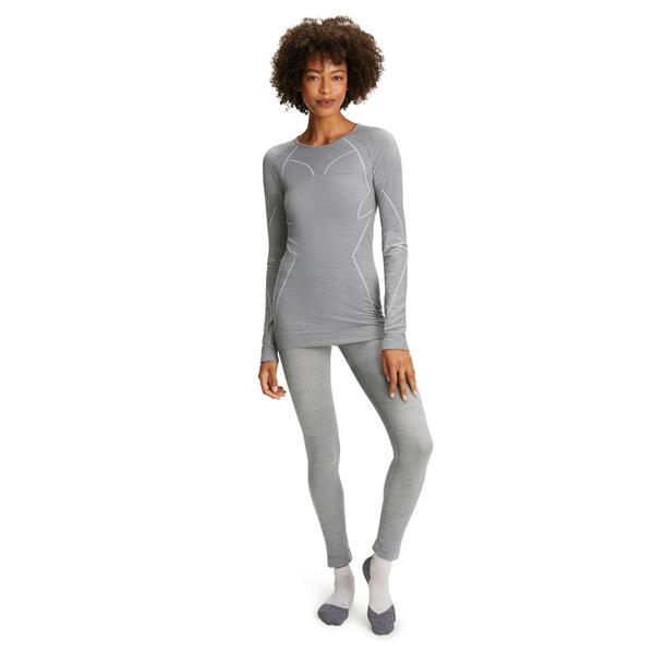 Ženske tajice FALKE WT Long Tight Regular w grey-heather