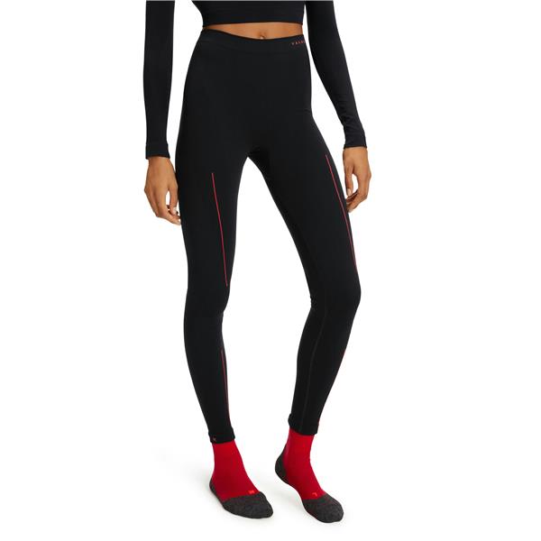 Ženske tajice FALKE W Long Tights w black-fuego