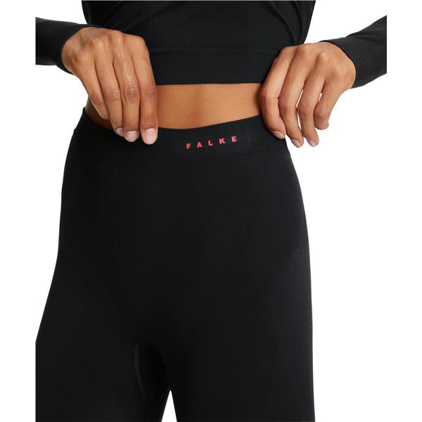 Ženske tajice FALKE W Long Tights w black-fuego
