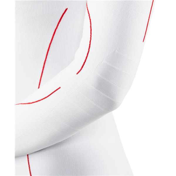 Ženska majica FALKE W Zip Shirt Tight w white