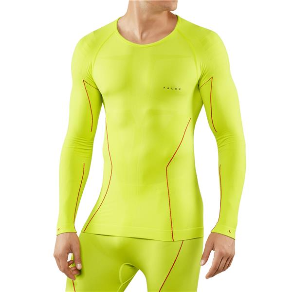 Muška majica FALKE W Longsleeved Shirt Tight m bright yellow