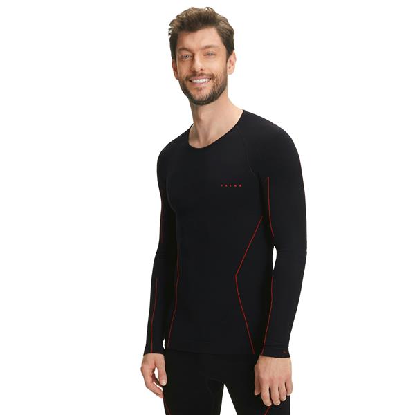 Muška majica W Longsl. T m black-fuego