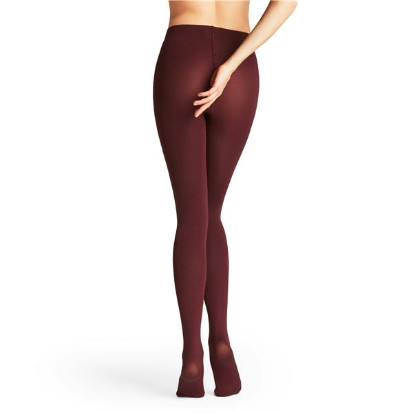 Ženske hlačne nogavice FALKE Pure Matt 100 TI barolo