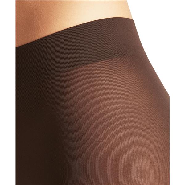 Ženske hlačne nogavice Falke Pure matt 50 TI cigar