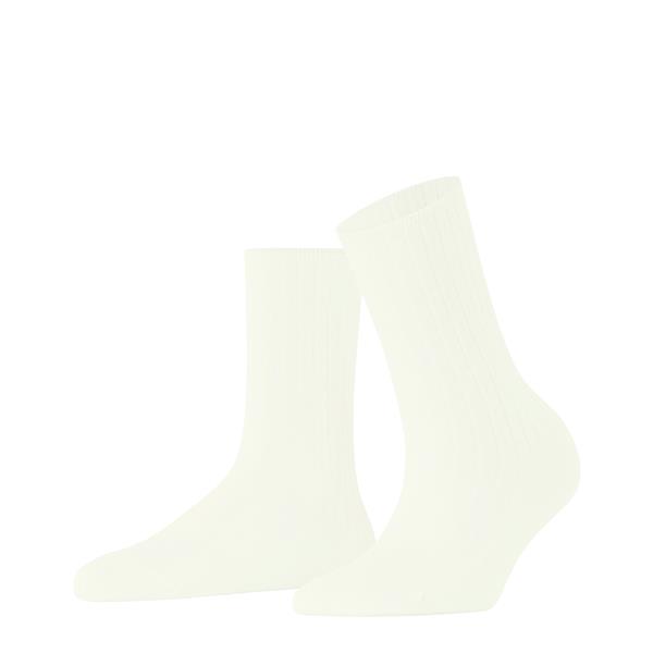 Nogavice FALKE Cotton Rib Women Socks off-white