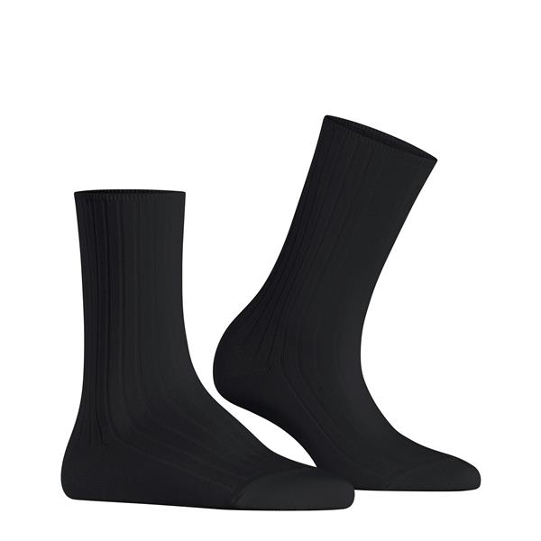 Nogavice FALKE Cotton Rib Women Socks black