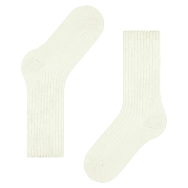 Nogavice FALKE Cosy Wool Boot Women Boot Socks off-white