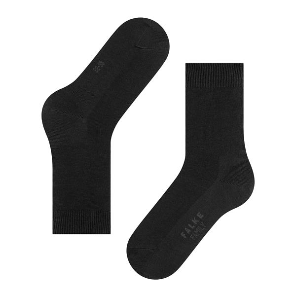 Čarape FALKE Family SO black