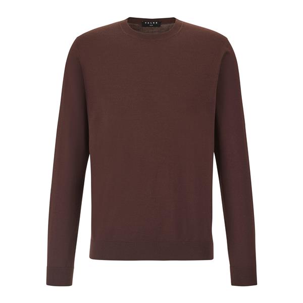 Moški pulover FALKE Premium Merino Wool Pullover dark choco
