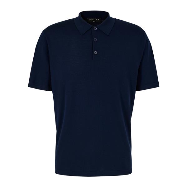 Moška polo majica FALKE Premium Merino Wool Polo Shirt space