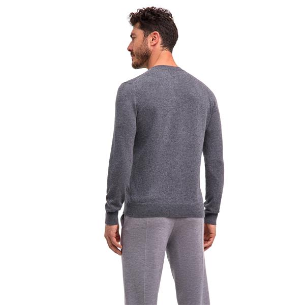 Moški pulover FALKE Pullover dark grey -heather