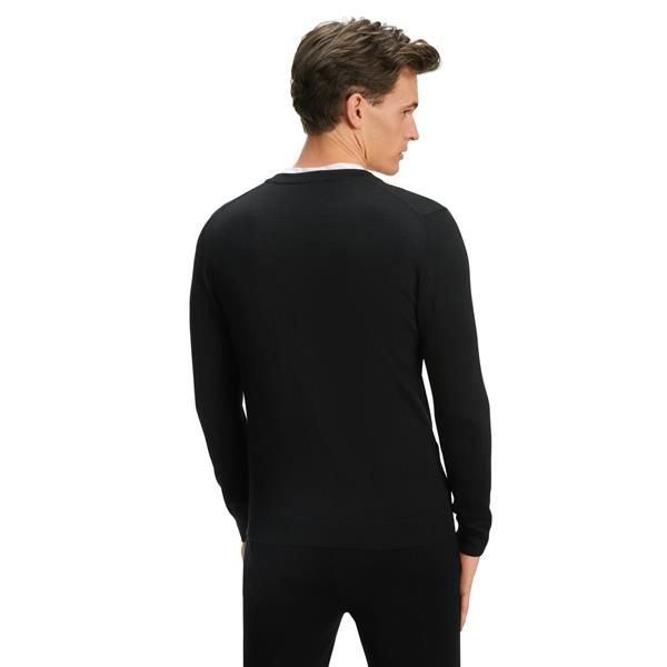 Moška jopa FALKE FAV Merino X-Fine Cardigan m black