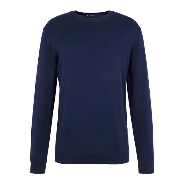 Moška majica FALKE Pure Cotton Pullover night sky
