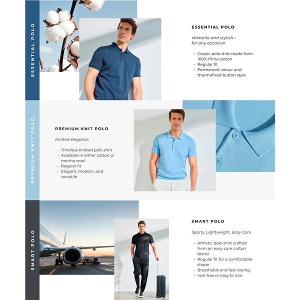 Moška polo majica FALKE Pure Cotton