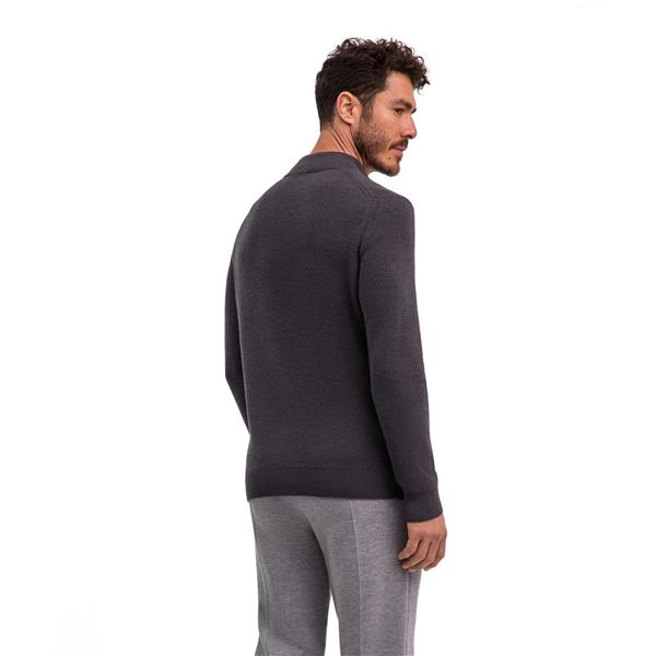 Moški pulover FALKE Perlfang Pullover asphalt mel.