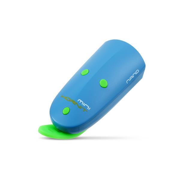 Svjetlo i zvono za bicikl Mini Hornit NANO blue/green
